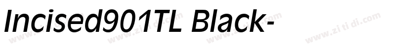 Incised901TL Black字体转换